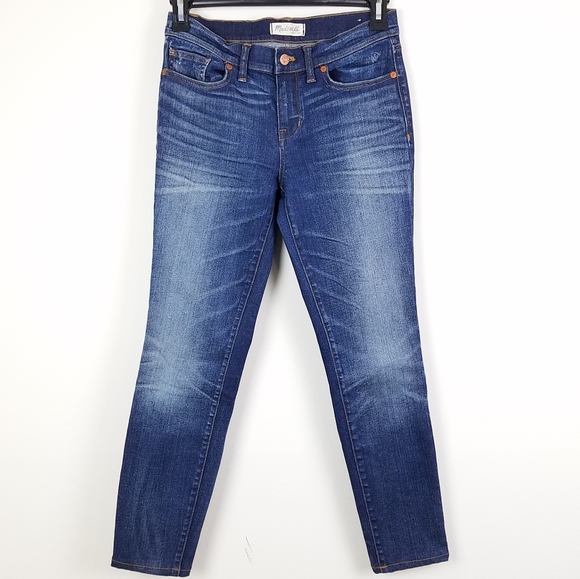 Madewell Atlantic Wash Skinny Skinny Jeans size 28 - Picture 1 of 10